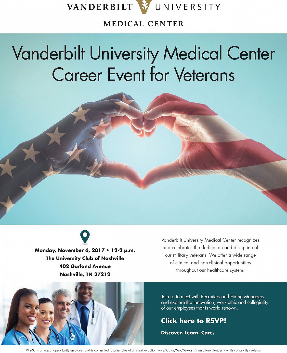 Vanderbilt University Medical Center Career Event for Veterans